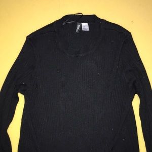 Plain Black Long Sleeve Shirt